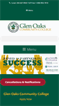 Mobile Screenshot of glenoaks.edu